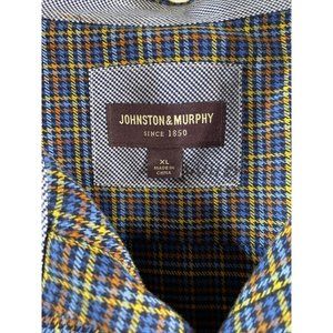 Johnston & Murphy Multicolor Plaid Dress Shirt